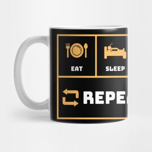 Eat Sleep Fortnite Repeat Mug